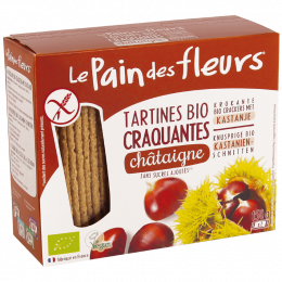 Tartines craquantes BIO Chataigne 150 gr Le pain des fleurs