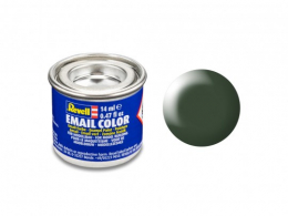 Peinture Vert foncé satiné 14 ml Revell