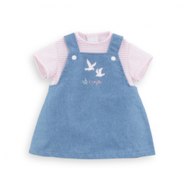 Robe Marinière Bords de Loire pour poupon 36 cm Corolle