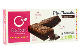 Mini brownies choco' pépites noir bio Soleil