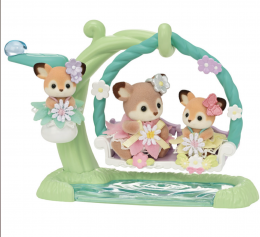 Sylvanian Families Les bébés Biche et la balancelle