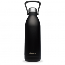Bouteille Isotherme - 1,5L - Matt noir - Qwetch
