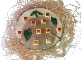 Parfum solide musc ambré 25g Savonnerie de la Cigogne