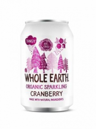 Jus Canneberge pétillant 33cl Whole earth