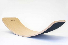 Wobbel - Planche d'équilibre en bois laqué - Feutre EKO Black