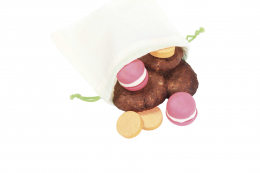 8 Sacs taille XS en coton BIO - Ah ! Table ! 