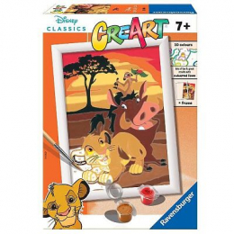 CréArt Roi Lion Simba Peinture par numéro Ravensburger