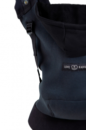Porte bébé HoodieCarrier Noir Love Radius