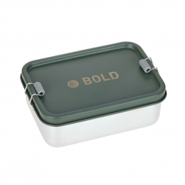 Boite à goûter inox Adventure Bold Vert Lassig
