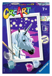 Ravensburger CreArt Peinture Licorne dreams phosphorescente