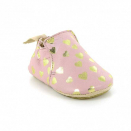 Blublu lovely - Chaussons en cuir naturel antidérapante - Easy peasy