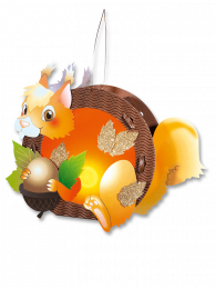 Set créatif lanterne écureuil Folia