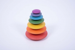 Boutons en bois Rainbow Tickit