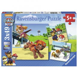 Puzzle 3x49p Ravensburger Pat Patrouille Equipe des 4 pattes