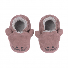 Chaussons bébé Coton BIO Little Chums souris Lassig