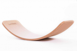 Wobbel - Planche d'équilibre en bois laqué - SANS feutrine