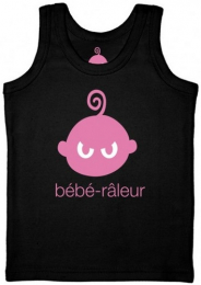 Marcel bébé raleuse noir - bébé raleur