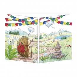 Carte hérisson Cache Cache