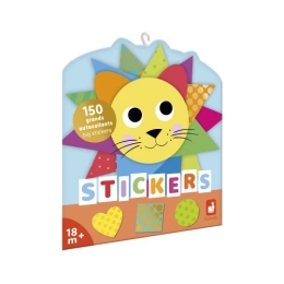 150 stickers en planches - formes geo. Janod