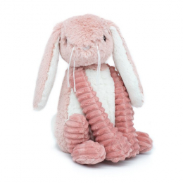 Doudou peluche Ptipotos le lapin rose Les Déglingos
