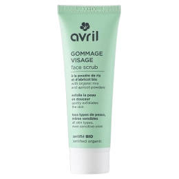 Gommage visage à la poudre de riz - AVRIL