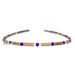 Collier de dentition Noisetier - Bleu Cobalt - Avellana