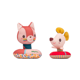 Jouets de bain flottants - Jeanne le chat et sa souris avec bouées Lilliputiens