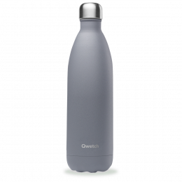 Bouteille Isotherme - 1L - Granite gris - Qwetch
