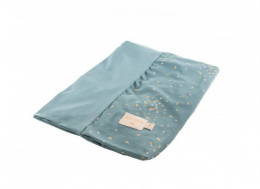 Housse de matelas à langer  Gold confetti magic green Nobodinoz