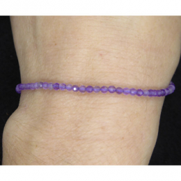 Bracelet à facettes Amethyste