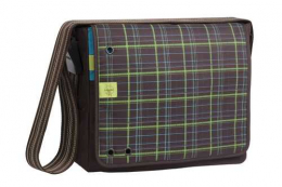 Sac Besace - Check choco - Lässig