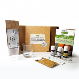 Coffret création maison - bougie orange, cannelle & vanille Propo's Nature