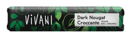 Vivani Barre dark nougat croccante bio 35g – Vivani
