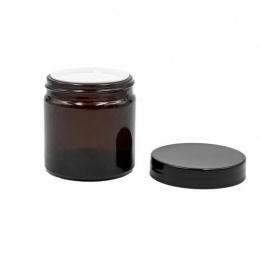 Pot en verre ambré 60ml Bioflore