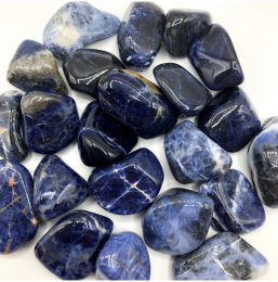 Pierres roulées sodalite naturelle 'A' 10gr à 14gr