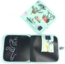 Safari - Carnet de dessins pour craies - Chalk a doodle book - Jaq Jaq bird