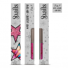 Glitter pour ongles Rose Snails