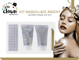Ptit Clown kit maquillage argent