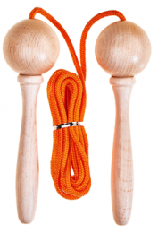 Corde à sauter en bois  - Eureka