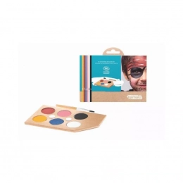 Kit de maquillage 6 fards arc-en-ciel Namaki