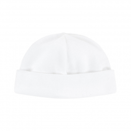 Bonnet blanc velours Petit Bateau