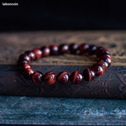 Bracelet boule 08mm Oeil de taureau AA