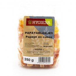 Papaye en cubes 250 gr