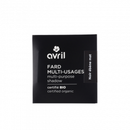 Fard à paupières Noir ébène mat Certifié bio Avril cosmétique