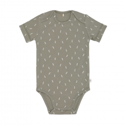 Body Bébé Manches Courtes - GOTS Cozy Colors Petits Traits Olive Lassig