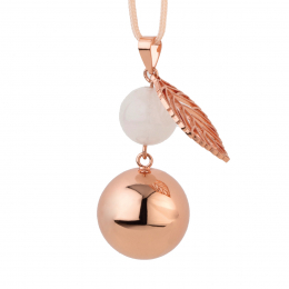 Bola Rose gold pearl leaf