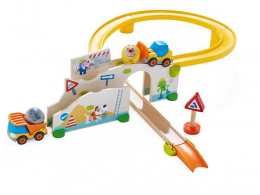 Toboggan à billes - Circuit de jeu au chantier - Haba