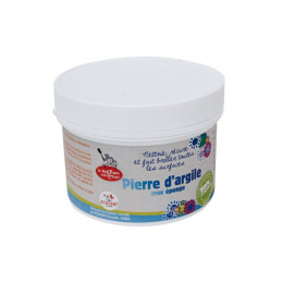 Pierre d'argile - récurante - 500gr - argile blanche